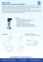 219D Differential Pressure Transmitters For Smart Valve Application