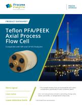 Teflon PFA/PEEK Axial Process Flow Cell