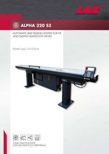 Caricatore automatico di barre lunghe ALPHA 320 S3