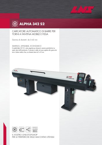 Caricatore automatico di barre lunghe ALPHA 342 S2