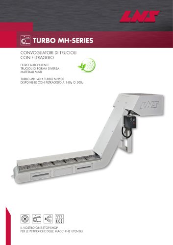 Convogliatore di trucioli con filtrazione integrata Turbo MH-Series Brochure IT