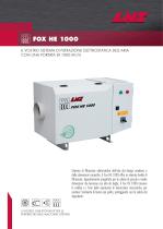 Depuratore di nebbie d'olio elettrostatico Fox HE 1000 Brochure IT - 1