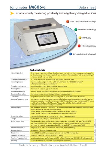 Tutti I Cataloghi E Le Schede Tecniche Umweltanalytik Holbach GmbH