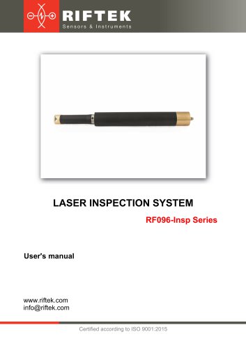 Laser Debris Inspection System RF096-Insp Manual