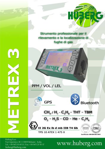 Metrex3 - scheda tecnica