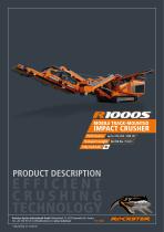 R1000S - Track-mounted impact crusher