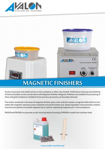 Magnetic finishers