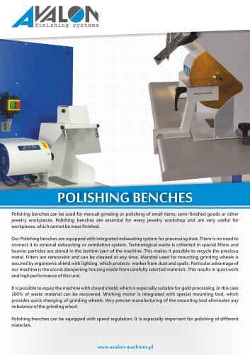 Polishing benches