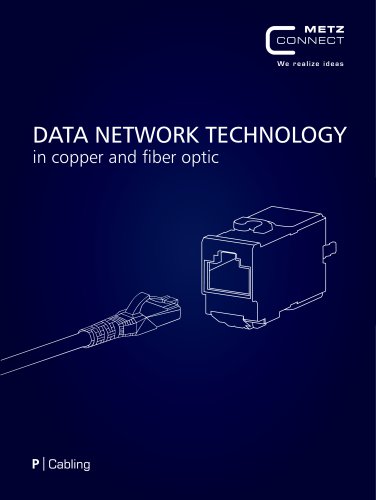 P|Cabling -  Data network technology in copper and fiber optic