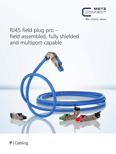 P|Cabling - RJ45 field plug pro