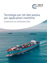 Tecnologia per reti di dati passiva per utilizzi marittimi