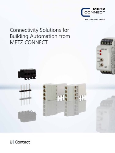 U|Contact - Connectivity Solutions for Building Automation from METZ CONNECT