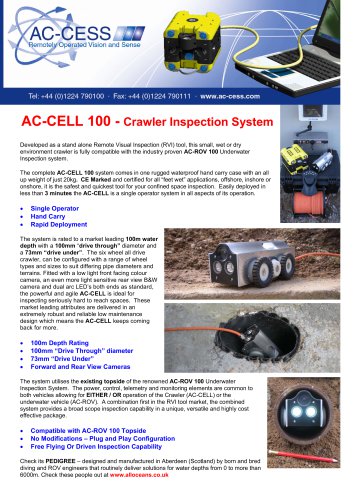 AC-CELL 100 - Crawler Inspection System