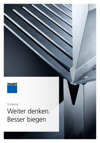 Bending machines catalog