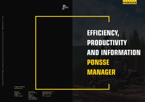 Ponsse Manager ENG