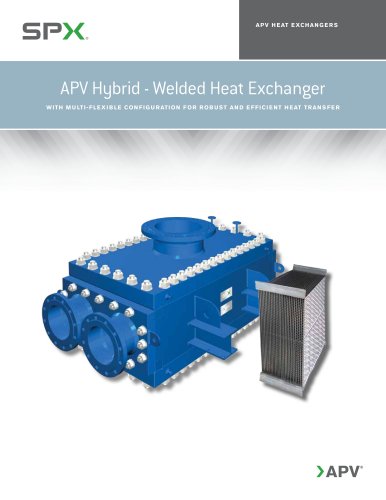 APV Hybrid Welded Plate Heat Exchanger