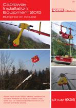 Cableway  Installation Equipment  2015