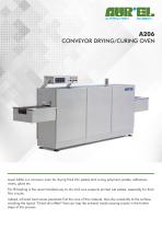 A206 Conveyor Drying / Curing Oven