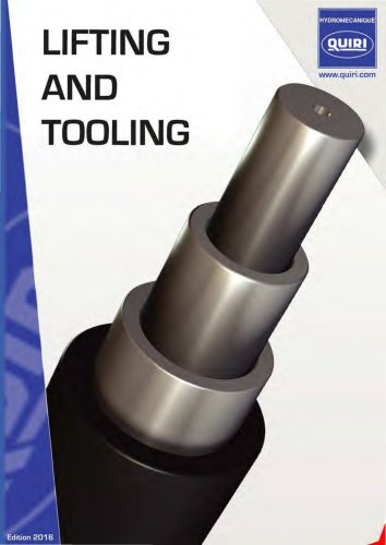 LIFTING AND TOOLING