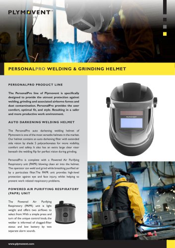 PersonalPro Welding & grinding helmet