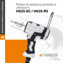 Pistola di saldatura portatile a ultrasuoni HG35-EC / HG35-RS