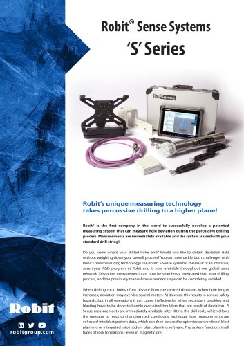 Robit Sense Systems 'S' Series