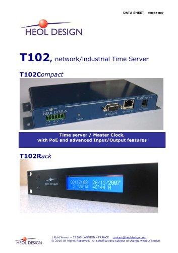 T102 - NTP Slave time station