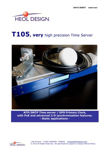 T105 - High accuracy GPS time server