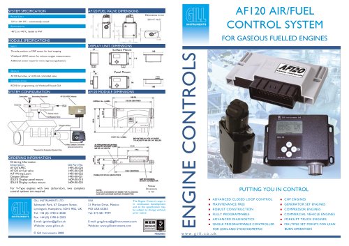 AF120 - air/fuel ratio control system 