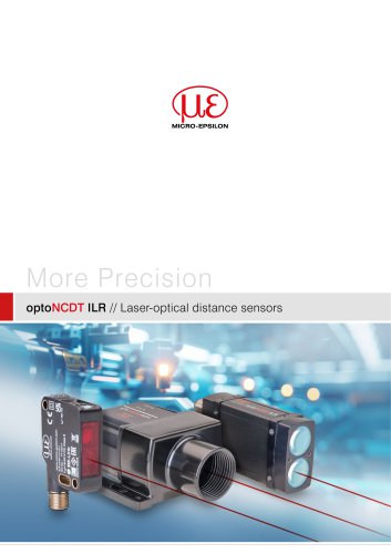 Laser-optical distance sensors // optoNCDT ILR