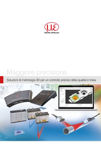 Sensori 3D per un controllo preciso della qualit&agrave; in linea
