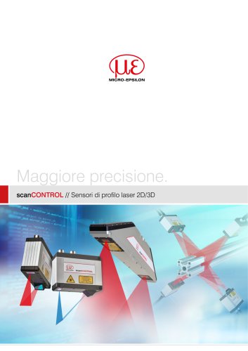 Sensori di profilo laser 2D/3D // scanCONTROL