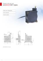 Sensori di spostamento a filo // wireSENSOR-16