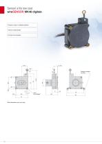 Sensori di spostamento a filo // wireSENSOR-12