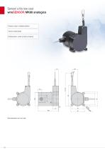 Sensori di spostamento a filo // wireSENSOR-18