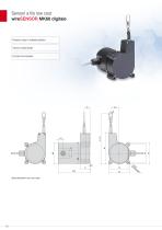 Sensori di spostamento a filo // wireSENSOR-20