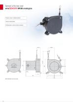 Sensori di spostamento a filo // wireSENSOR-22