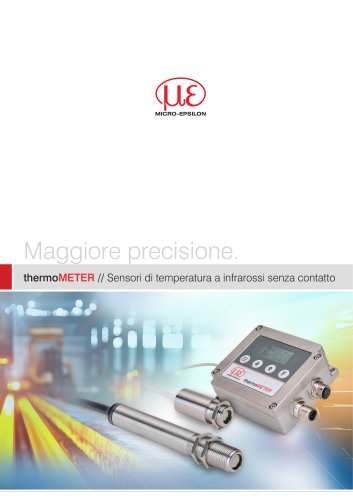 Sensori di temperatura a infrarossi senza contatto // thermoMETER