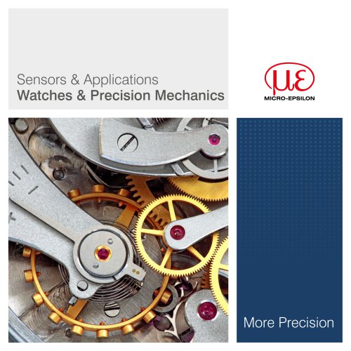 Watches & Precision Mechanics