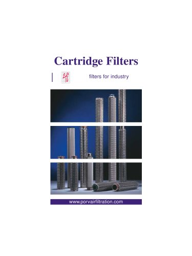 stainless steel filter cartridge for polymer applications 