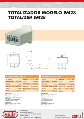 TOTALIZER EM28