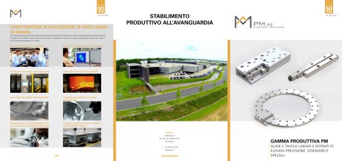 STABILIMENTO PRODUTTIVO ALL’AVANGUARDIA