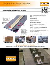 CERAMIC WELD BACKING TAPE - KAT BAK ®