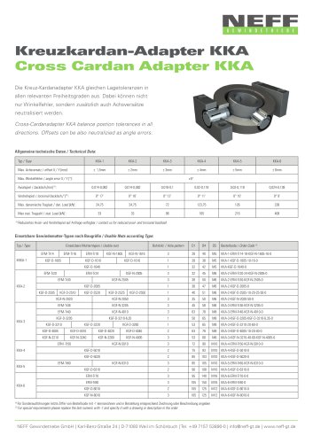 Cross Cardan Adapter