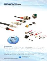 HIGH VOLTAGE SINGLE-PIN CONNECTORS