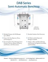 DAB Medium Duty Semi-Automatic Filling Machine