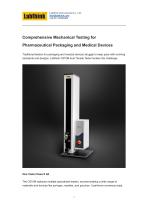 Comprehensive Mechanical Testing for Pharmaceutical Packaging and Medical Devices