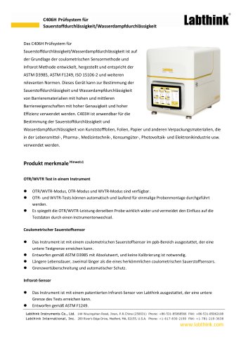 Laborpr&uuml;finstrument f&uuml;r Verbundfolien zur Verbesserung der Arzneimittelstabilit&auml;t