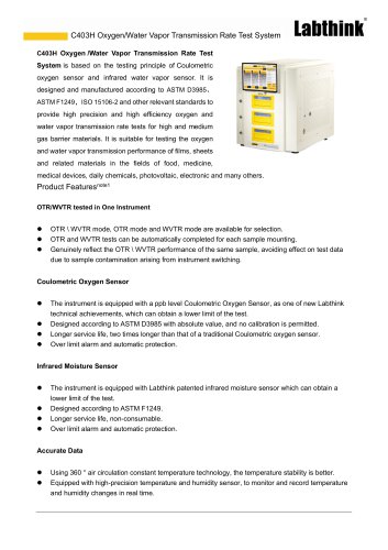 Milk Powder Packaging Oxygen and Water Vapor Permeability