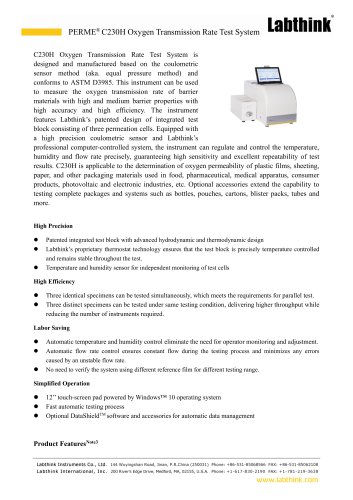 Oxygen Permeability Testing for PET Bottles: Preserving Beverage Freshness